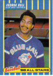 1988 Fleer Baseball All-Stars Baseball Cards   001      George Bell